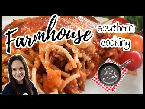 ☕ If you make a man some coffee...🤔 | Farmhouse Baked Spaghetti Casserole | Southern Family Cooking