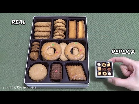 Replica and Real cookies 泉屋クッキー　ゴーフル 本物と比較