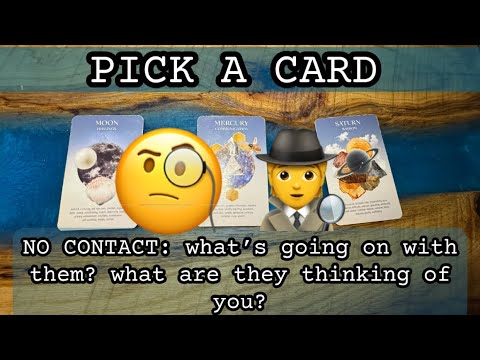 NO CONTACT: lets be nosey 🔮 pick a card tarot reading