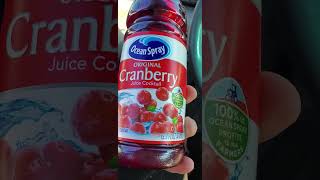 Ocean spray Cranberry Juice 😋 😍 #shorts