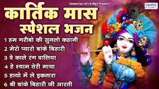 कार्तिक मास स्पेशल भजन | Radha Krishna Bhajan | Banke Bihari Ji Bhajan | Radha Rani Ji Ke Bhajan