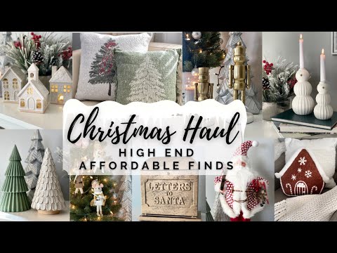 HUGE CHRISTMAS HAUL 2023 | HIGH END AFFORDABLE CHRISTMAS DECOR -TARGET MICHAELS AMAZON 2023 UNBOXING