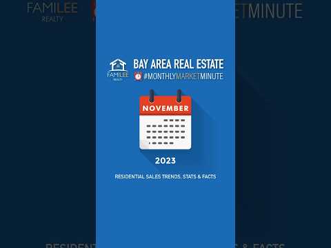 Bay Area Real Estate Monthly Market Minute | NOVEMBER 2023