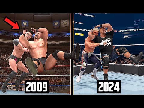 WWE 2K24 Vs. WWE Legends of Wrestlemania (Epic Finishers Comparison) !!!