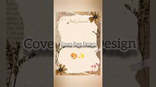 3 easy cover page design| #coverpagedesignforassignment  #coverpagedesign #simpledesign #dhana #diy