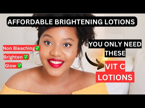 AFFORDABLE VITAMIN C BODY LOTIONS FOR A SOFT GLOWY SKIN