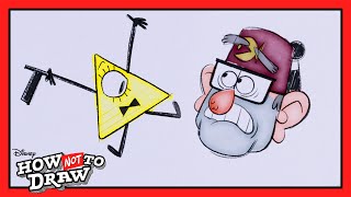 Gravity Falls Grunkle Stan Cartoon Comes to Life 🖊️ | How NOT to Draw |  @disneychannel