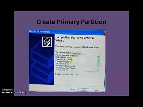 Windows Disk Management #createpartition #primarypartition #Extendedpartitio #logicaldrive