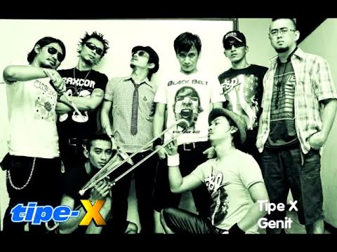 Genit - Tipe-X (Karaoke Video/Stereo LR)