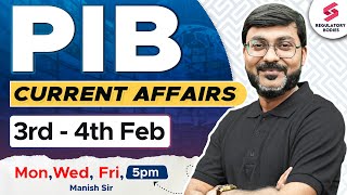 PIB Current Affairs | PIB Manish Sir| PIB for RBI Grade B| RBI Grade B Preparation| RBI Grade B 2025