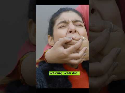 Waxing wale didi #rinkichaudhary #comedy #funny