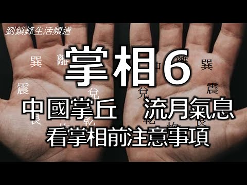 掌相6 中國掌丘 流月氣息 (開啟字幕) ｜乾 坎 艮 震 巽 離 坤 兌 十二月份 四季| 劉鎮鋒生活頻道