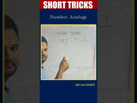 Short tricks #146 Analogy reasoning #rrb #rrbjobs #maths #mathstricks #rrbalp2024 #viralvideo