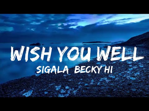 Sigala, Becky Hill - Wish You Well (Lyrics)  | Music one for me