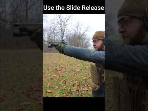 Just use the slide release