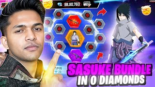 Finally I Got Sasuke Rare Bundle In 0 Diamonds 💎 Garena Free Fire