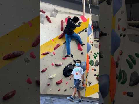 Please watch your kids at the bouldering gym!! 😫