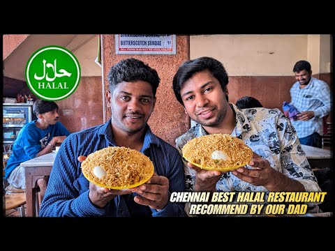 Best halal restaurant recommended by our dad in Chennai National Durbar Restaurant full detail video