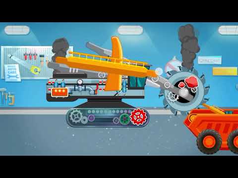 How to Heavy -duty Vehicle repairing excavator bucket | Mechanical engineer expert cartoon video