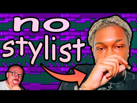 Making a HARD NO STYLIST beat for DESTROY LONELY (FROM SCRATCH!)