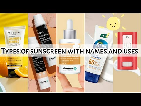 Types of Sunscreen with name • Best sunscreen in India • STYLE POINT