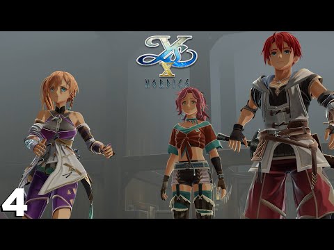 Ys X: Nordics Full Walkthrough Part 4 - Chapter 4 (Hard Mode)