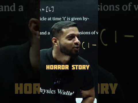 Horror Story 😱 | Ft. Rajwant Sir. #iitjee #jee #jeemotivation #pw #physicswallah #rajwantsir