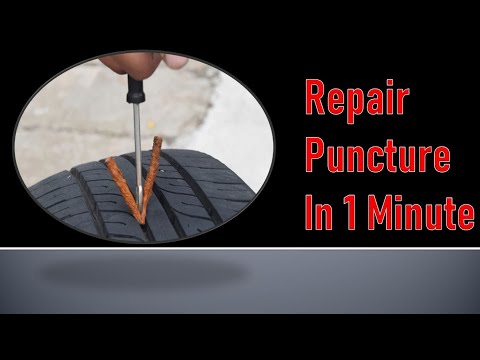 Tubeless Tyre Puncture Repair | In a Minute