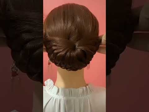 beautiful hair band !!easy hairstyle #hairstyle #ytshorts #virlshort