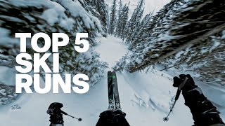 My Top 5 Ski Runs of 2023 - GoPro POV [4K]