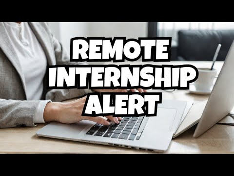 🔥💻 REMOTE INTERNSHIP OPPORTUNITY ALERT! (EARN EXPERIENCE!) 🤑