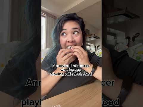 Annoying influencers eating food