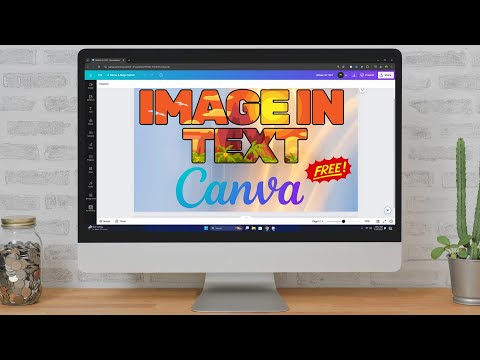 How to Put Image in Text - Canva