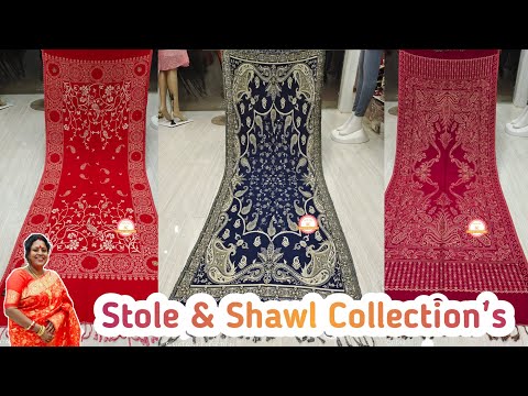 Winter Shawl & Stole Collection's | Pure Kashmiri Shawl | Winter Wear | Ladies Winter Collection