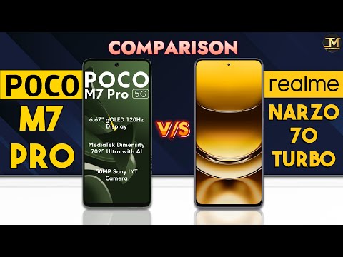 POCO M7 Pro vs realme Narzo 70 Turbo : Which Phone is Best❓😮