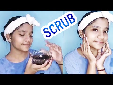 Homemade Exfoliating Face Scrub | Face Scrub for Dead Skin | Homemade Face Scrub for Blackheads DIY