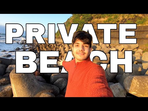 Our PRIVATE BEACH In Japan?