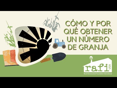 Cómo y por qué obtener un número de granja