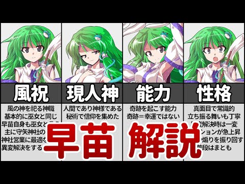 【東方】東風谷 早苗を徹底解説！