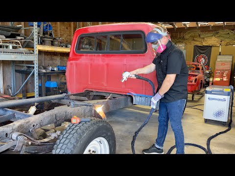 Removing 50 Years of RUST with a LASER!!!