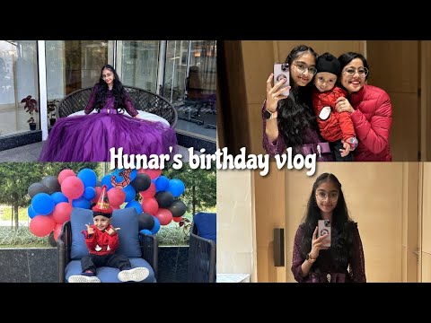 Hunar's 3rd birthday vlog 💗 | Tavleen Kaur Vlogs |