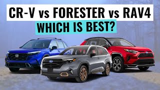 2025 Subaru Forester VS Toyota RAV4 VS Honda CR-V || Which SUV Is Best?