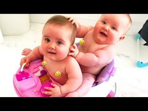 TOP OF THE WEEK: Twin Babies Funniest Reactions Ever! 🤣🎥