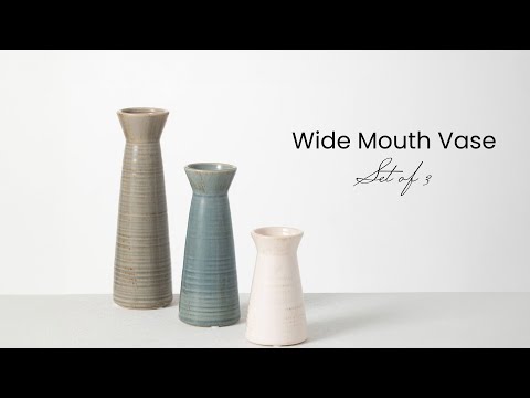 Wide Mouth Vase Set