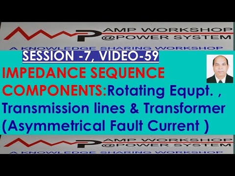 ZERO,+VE & -VE SEQUENCE IMPEDANCE OF ROTATING EQUIPT., TRANSMISSION LINE &TRANSFORMER : ASYM. FAULT