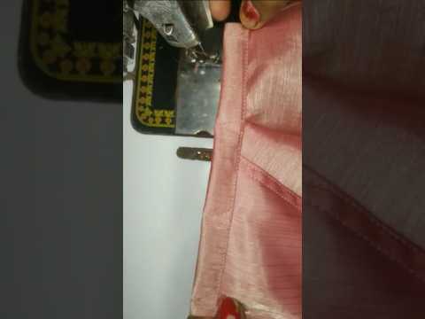 How to stitch eye patti in blouse, How to make eye in blouse #short #viral #eyepattistitching