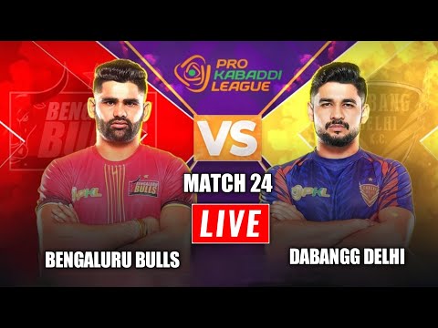 PKL Live | Pro Kabaddi 2024 Live | Bengaluru Bulls vs Dabangg Delhi Live Kabaddi PKL Season 11 Live