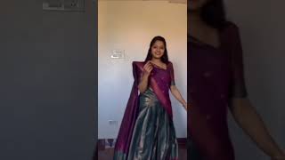 Readymade saree convert into halfsaree|new model|latest fashion lehanga 9840037420@SaiInfoTech691