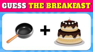 Guess The FOOD By Emoji? 🧇🥪 Breakfast Emoji Quiz | Quiz Rainbow