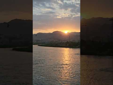 Khujand Sunset on the last day in Tajikistan 타지키스탄 마지막 날 후잔트 선셋